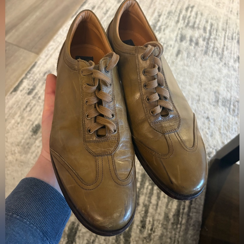 To Boot New York Brown Leather Sneaker